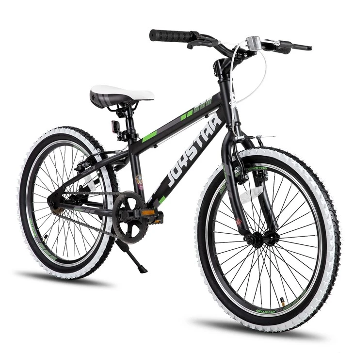 JOYKIE JOYSTAR 20/24-Inch Double V Brake Ages 7-12 Years Hardtail Mountain Bike For Kids With Single Speed Drivetrain, White Wall Knobby Tires, Kids' Bicycle suppliers