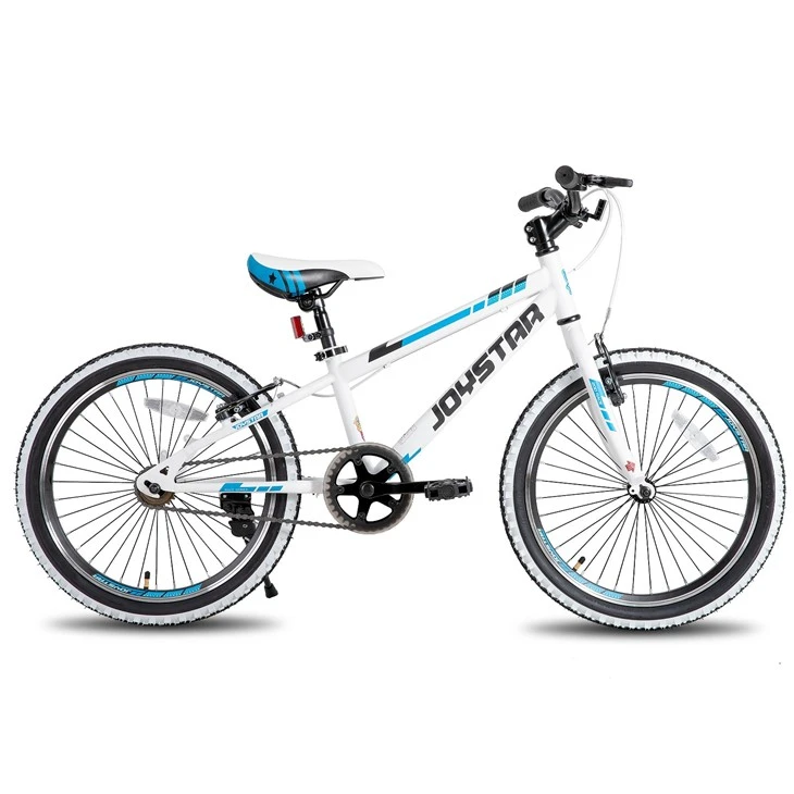 JOYKIE JOYSTAR 20/24-Inch Double V Brake Ages 7-12 Years Hardtail Mountain Bike For Kids With Single Speed Drivetrain, White Wall Knobby Tires, Kids' Bicycle factory