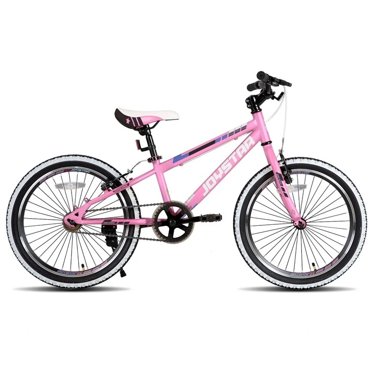 JOYKIE JOYSTAR 20/24-Inch Double V Brake Ages 7-12 Years Hardtail Mountain Bike For Kids With Single Speed Drivetrain, White Wall Knobby Tires, Kids' Bicycle high quality